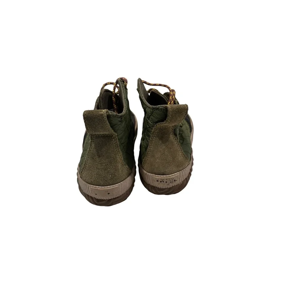Sorel Out N About Plus Conquest Olive Green Waterproof Boots NL3152-371 Womens 9